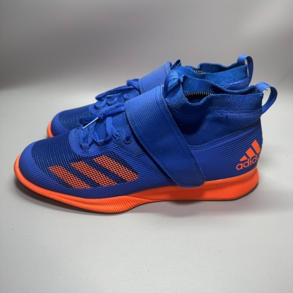 ADIDAS Crazy Power RK Blue Orange Weightlifting Lifting Training Shoes Mens‎ 10 - Picture 3 of 9